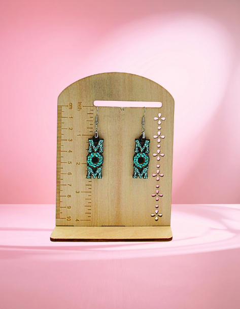 MDF-Mom Shaped Sublimated Earrings 1.5 inch