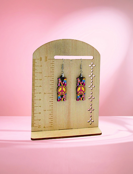 MDF-Mom Shaped Sublimated Earrings 1.5 inch