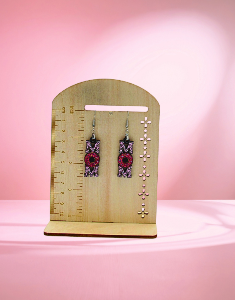 MDF-Mom Shaped Sublimated Earrings 1.5 inch