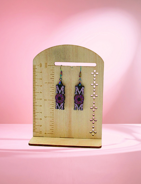 MDF-Mom Shaped Sublimated Earrings 1.5 inch