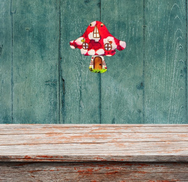 Distressed Mushroom Shaped Door Hanger