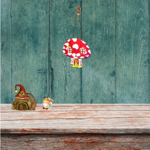 Mushroom Shaped Sublimated Door Hanger