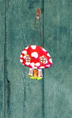Mushroom Shaped Sublimated Door Hanger