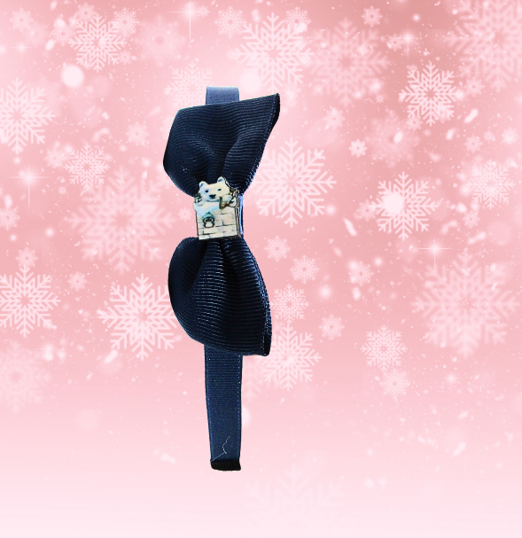 Girls Plastic Headband with MDF Shaped Center