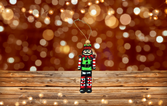 MDF- Nutcracker Shaped Sublimated Ornament
