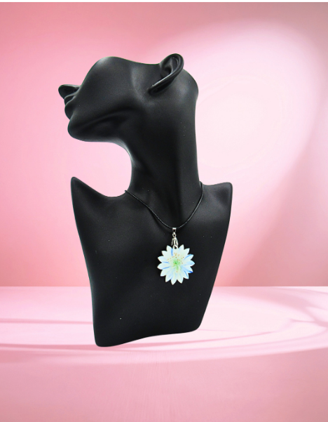 MDF- Edellweiss Shaped Sublimated Necklace 18 inch