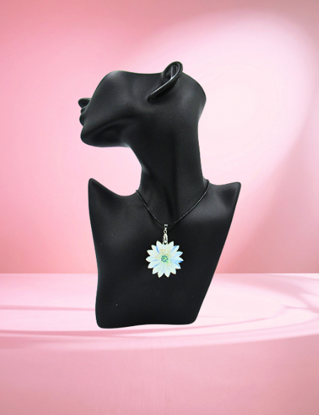 MDF- Edellweiss Shaped Sublimated Necklace 18 inch