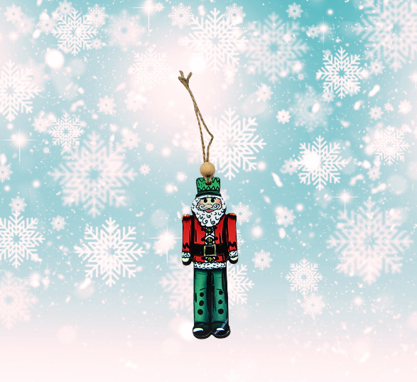 MDF- Nutcracker Shaped Sublimated Ornament