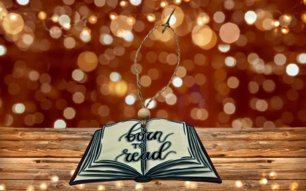 MDF-Open Book Shaped Sublimated Ornament