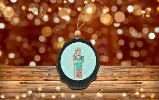 MSF- Oval Frame Shaped Sublimated Ornament