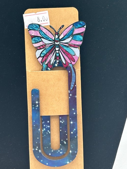 Butterfly Shaped Sublimated Bookclip