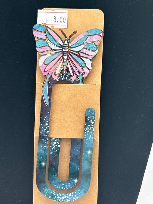 Butterfly Shaped Sublimated Bookclip