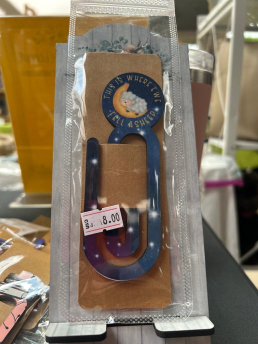 Round Shaped Bookclip Sublimated