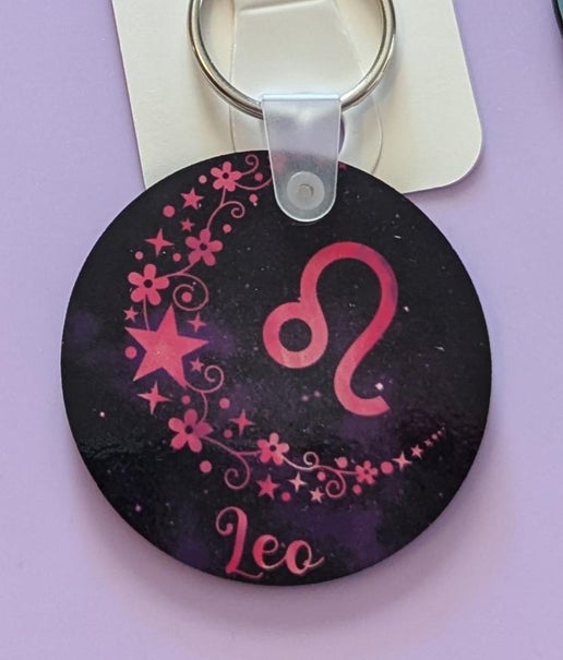 Round Shaped Sublimated Keychain