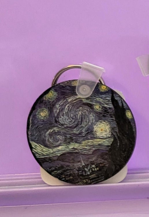 Round Shaped Sublimated Keychain