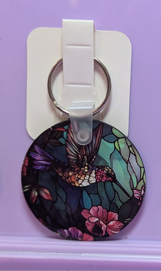 Round Shaped Sublimated Keychain