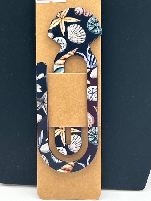 Shell Shaped Sublimated Bookclip