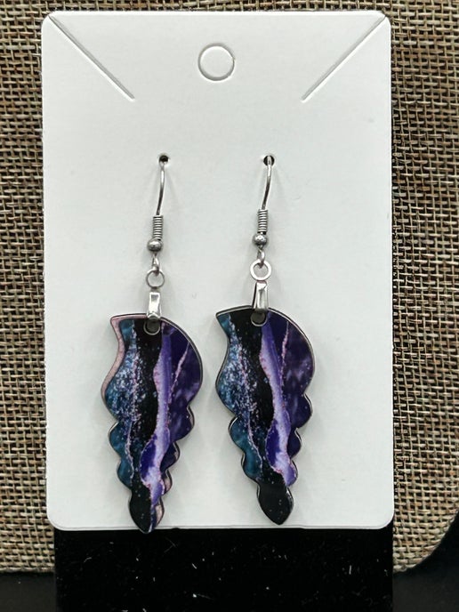 Tulip Shell Shaped Sublimated Earrings