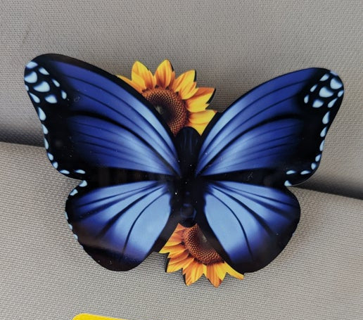 Butterfly Shaped Sublimated Visor Clip