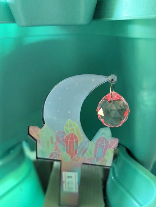 Acrylic Shaped Sublimated Garden Stake with hole and  crystal or Acrylic charm