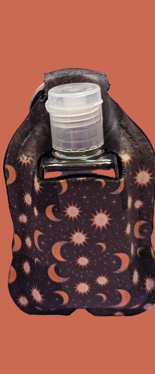 Hand Sanitizer Sublimated Keychain