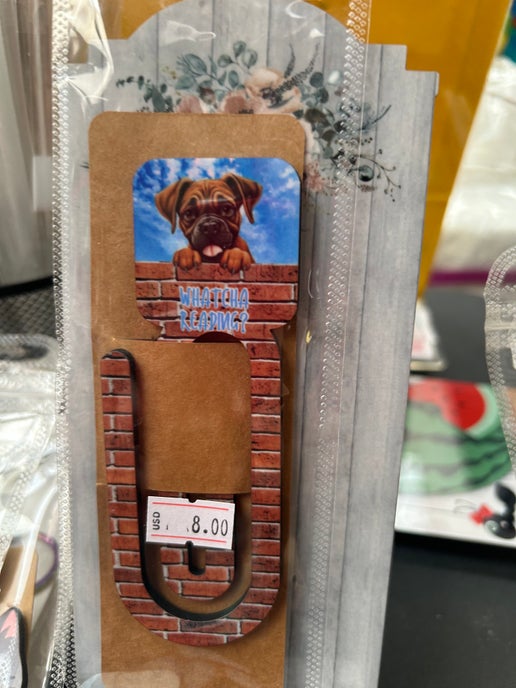 Square Shaped Sublimated Bookclip