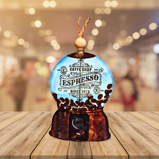 Snowglobe Shaped Sublimated Ornament