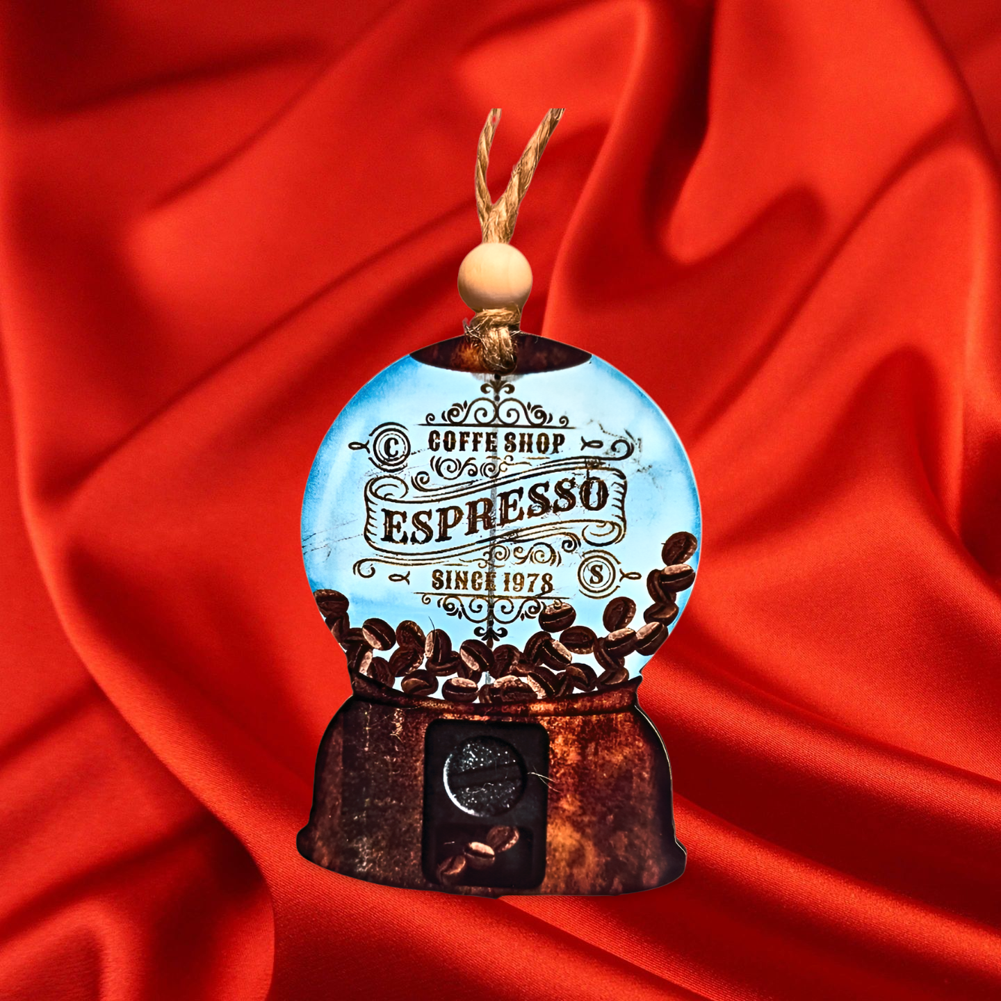 Snowglobe Shaped Sublimated Ornament