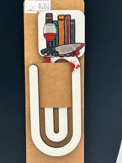 Square Shaped Sublimated Bookclip