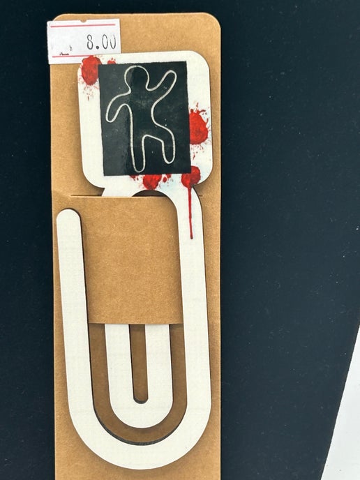 Square Shaped  Sublimated Bookclip