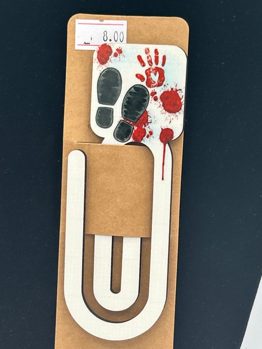 Square Shaped Sublimated Bookclip