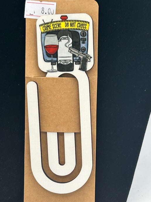 Square Shaped Sublimated Bookclip