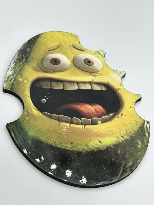 Egg Shaped Sublimated Nail Photo Prop MDF