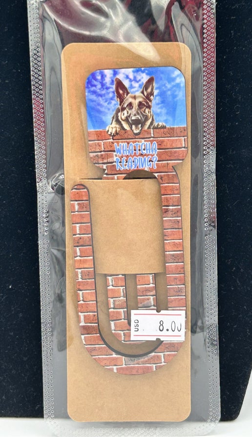 Square Shaped Sublimated Bookclip