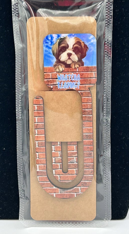 Square Shaped Sublimated Bookclip