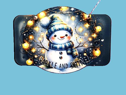 Plaque Shaped Sublimated Door Hanger