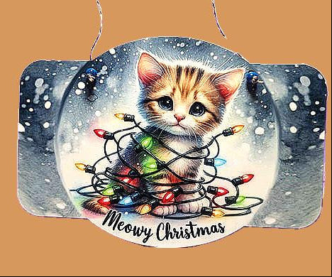 Plaque Shaped Sublimated Door Hanger