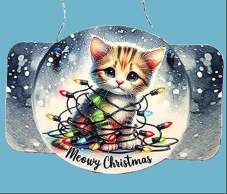 Plaque Shaped Sublimated Door Hanger