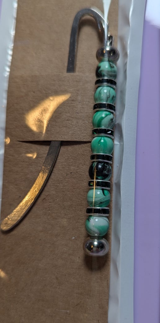 Beadable Handmade Bookmark