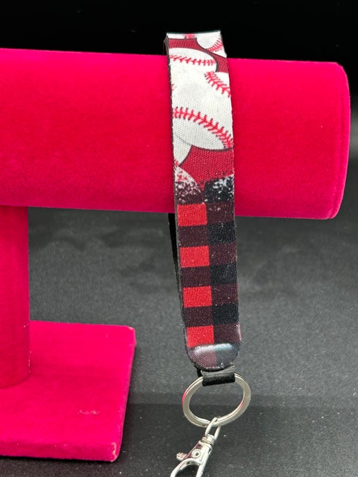 Neoprene Wristlet Sublimated Keychain