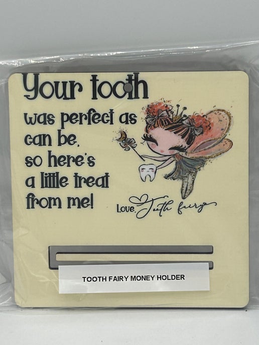 Toothfairy Money Holder Sublimated
