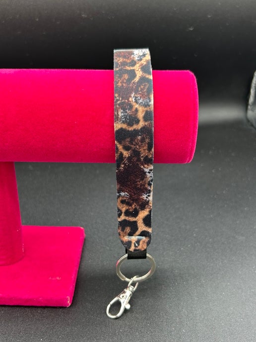 Neoprene Wristlet Sublimated Keychain