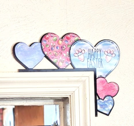 Hearts Shaped Sublimated Corner Sitter