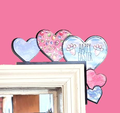 Hearts Shaped Sublimated Corner Sitter