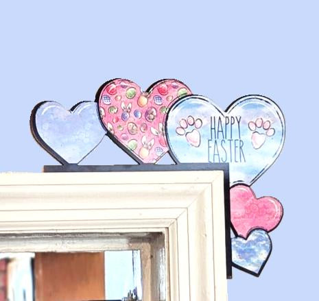 Hearts Shaped Sublimated Corner Sitter