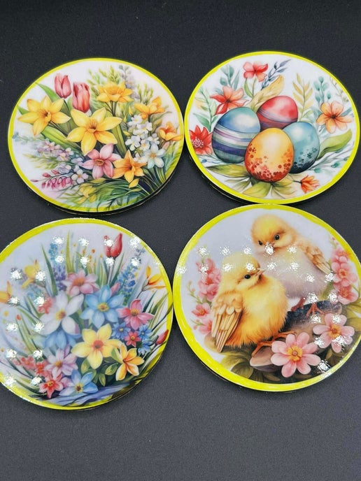 MDF Sublimated Round Coaster Set