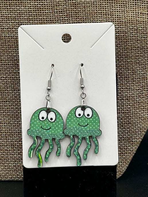 Jellyfish Sublimated Earrings