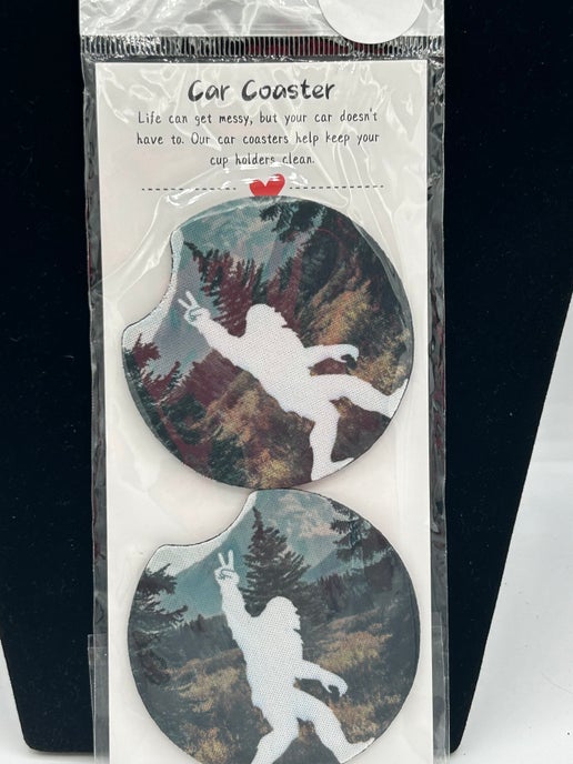 Neoprene Car Coasters Sublimated Set of 2