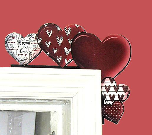 Hearts Shaped Sublimated Corner Sitter