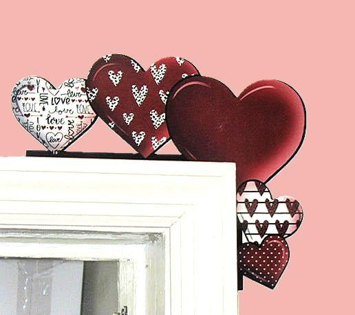 Hearts Shaped Sublimated Corner Sitter